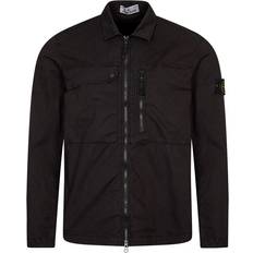 Jackets Stone Island 10210 Supima Cotton Twill Stretch-Tc Overshirt - Black