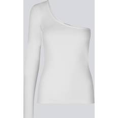 Modström Bekleidung Modström Igormd One Shoulder Longsleeve Top - Offwhite