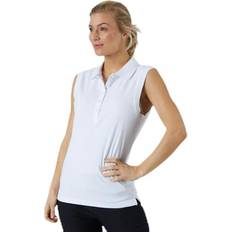 Wilson Staff Sleeveless Polo White, Female, Tøj, Tops, Hvid