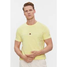 Giallo Magliette Tommy Hilfiger Logo T Shirt - Yellow