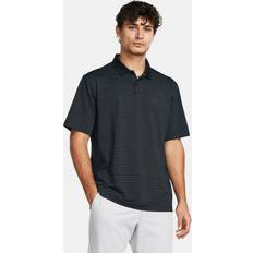 Under Armour Polo Shirts Under Armour Men's Matchplay Stripe Polo Black Capri Black