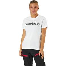 Timberland Hauts Timberland Logo T-shirt Camiseta de Manga Corta Female - White