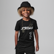 Children's Clothing Jordan Air Flight Fleet Tee Little Kids T-Shirt in Black, 85C951-023