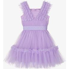 Monnalisa Party Time Tulle Dress Wisteria