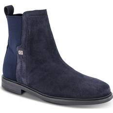 Tommy Hilfiger Ankelstøvler Tommy Hilfiger Essential Suede Flag Plaque Ankle Boots SPACE BLUE