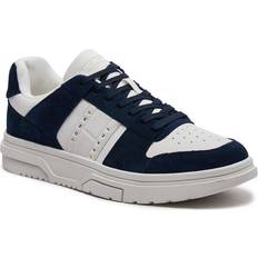 Lack Sneakers Tommy Hilfiger The Brooklyn Suede Mixed Texture Trainers DARK NIGHT NAVY