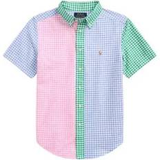 Shirts Polo Ralph Lauren Boy's Oxford Short Sleeve Fun Shirt - Gingham Funshirt