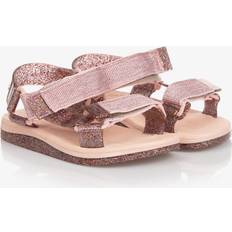 Melissa Mini Girls Pink Velcro Sandals Pink