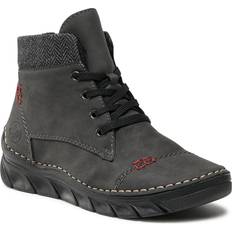 Kunstleder Stiefeletten Rieker Stiefeletten 55031-45 Grau