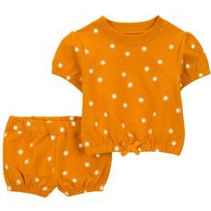 9-12M - Boys Other Sets Children's Clothing Carter's Baby Sun Sweatshirt & Short Set 2-piece - Orange