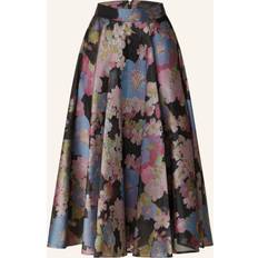 Ted Baker Skirts Ted Baker Bursa Jacquard Floral Midi Skirt, Black/Multi