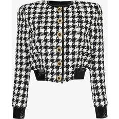 Balmain Jackets Balmain Houndstooth tweed jacket black