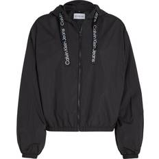 Calvin Klein Chaquetas Calvin Klein Windbreaker Jeans Logo Drawstring Black