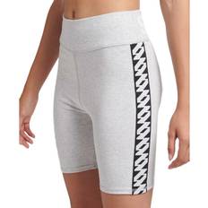 Superdry Women Shorts Superdry Womens Elastic Logo Cycle Shorts Grey Cotton