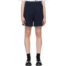 Ganni Dame Shorts Ganni Bermuda Shorts - Blå