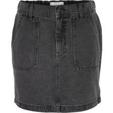 One Size - Woman Skirts Noisy May NMRegina HW Denim Skirt VI431DG Short skirt grey