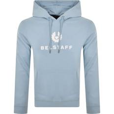 Belstaff Hoodies Jumpers Belstaff Signature Logo Hoodie Blue