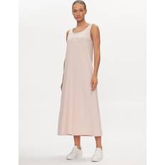 Calvin Klein Cotton Jersey Maxi Tank Dress Pink