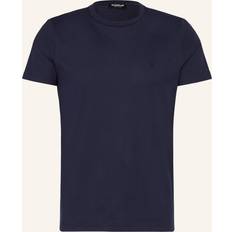 Dondup Kläder Dondup Logo Crew Neck T-Shirt Navy