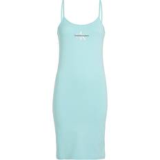 Calvin Klein Elastane/Lycra/Spandex Dresses Calvin Klein Slim Monogram Cami Dress