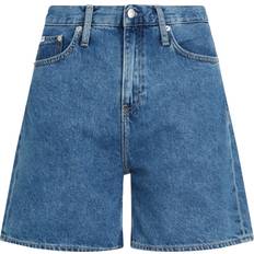 Denim - Woman Shorts Calvin Klein Jeans Denim Mom Shorts Blue