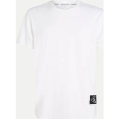 Calvin Klein Top Calvin Klein Badge Turn Up Sleeve - Bianco