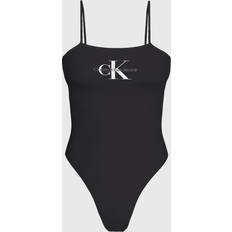 Calvin Klein Blusas Calvin Klein Cotton Stretch Bodysuit - Black