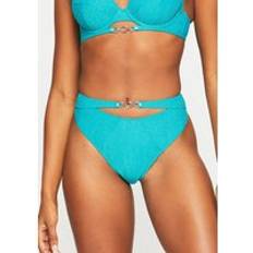 Turquoise - Women Swimwear Ann Summers Bali Bliss High Waisted Bikini Bottom, 14, Teal