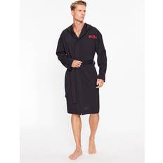 Elastane/Lycra/Spandex - Men Robes HUGO Bademantel 50501421 Schwarz