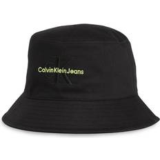 Calvin Klein Cotone Cappelli Calvin Klein Cappello Donna Monogram Bucket Hat - Nero