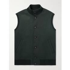 Loro Piana Carry Padded Cashmere Gilet Men Green