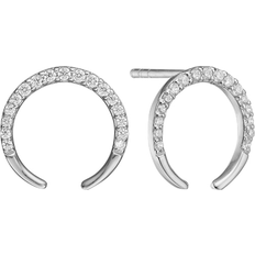 Kranz & Ziegler Smykker Kranz & Ziegler Sterling sølv HORN øreringe med zirkonia