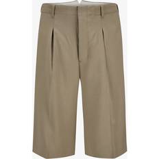 Ami Paris Herre Bukser & Shorts Ami Paris Højtaljede Brede Ben Shorts - Beige