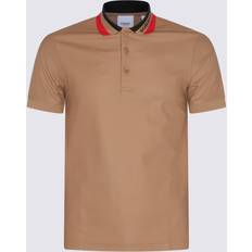 Burberry Polotrøjer Burberry Polo Shirt Med Logo - Beige
