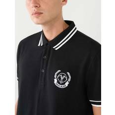 True Religion Men Polo Shirts True Religion Men's Logo Polo Shirt Black