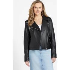 Guess Factory Ellie Faux-Leather Moto Jacket