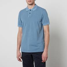 HUGO BOSS Orange Prime Cotton-Piqué Polo Shirt Blau