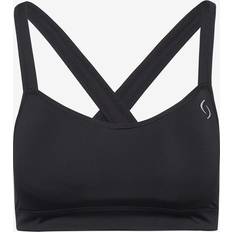 Womens Uprise Crossback Sports Bra Black