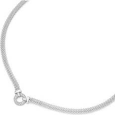 Halsketten Smart Jewel Collier elegant mit Zirkonia, Silber 925 Halskette 1.0 pieces