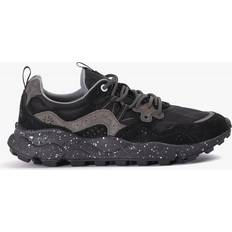 Flower Mountain Shoes Flower Mountain FLOWER MOUNTAIN Mens Yamano Black Suede & Technical Fabric Traine