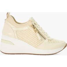 Dune London Women Trainers Dune London Eilin Wedge Heel Trainers, Natural