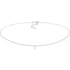 Pietra di Luna Gioielli Elli Girocollo Ciondolo Geo con Pietra di Luna in Argento Sterling 925 Collane pieces female