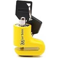 Motorcycle Locks Urban Lock Brake Disc Yellow 5mm