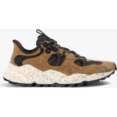 Flower Mountain FLOWER MOUNTAIN Men's Tiger Hill Brown Suede/Nylon Mesh Trainers