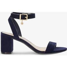 Blue - Women Heeled Sandals Dune London Memee Block Heel Sandals, Navy