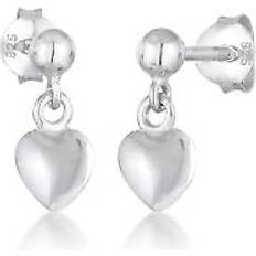 Elli Charms & Anhänger Elli Herz liebe love stecker hänger 925 silber ohrringe 0303592621