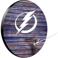 Sports Fan Apparel Victory Tailgate Tampa Bay Lightning Weathered Design Hook and Ring Game