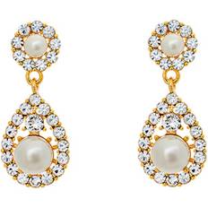 Lily and Rose Petite Sofia Pearl Earring Crystal Guld