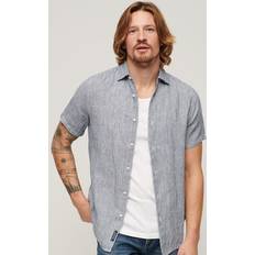 Hombre - Lino Ropa Superdry Camiseta De Manga Corta Studios Casual Linen - Gris