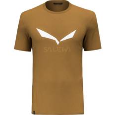 Braun - Herren T-Shirts Salewa Herren Solidlogo DRI-Release T-Shirt gelb